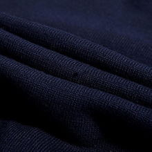 justyle清新藍(lán)調(diào)簡(jiǎn)約英倫風(fēng)條紋撞色男士寬擺深v領(lǐng)開(kāi)衫針織衫 61123052 藏藍(lán)產(chǎn)品圖片4素材 it168圖片大全