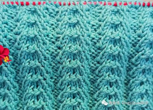 針織作品 36個美麗的毛衣針織針跡圖案設計